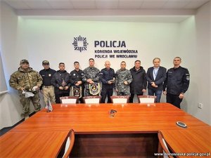 Odwiedziny policjantów z brazylijskiego Rio de Janeiro u dolnośląskich funkcjonariuszy