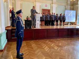 Obchody Święta Policji na terenie Komendy Powiatowej Policji w Strzelinie