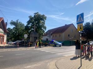 Spotkania z policjantkami w ramach akcji ,,Bezpieczna droga do szkoły”