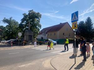 Spotkania z policjantkami w ramach akcji ,,Bezpieczna droga do szkoły”
