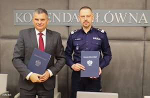 Podpisanie porozumienia między Prokuratorem Krajowym i Komendantem Głównym Policji