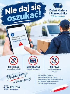 NIE DAJ SIĘ OSZUKAĆ NA PRZESYŁKĘ