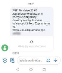 Uwaga !!! Oszustwa na niedopłatę rachunku za prąd!