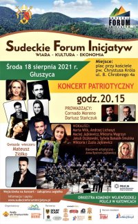 Koncert patriotyczny z udziałem orkiestry katowickiej komendy wojewódzkiej