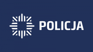 Na ilustracji widoczne logo Policji wraz z napisem Policja